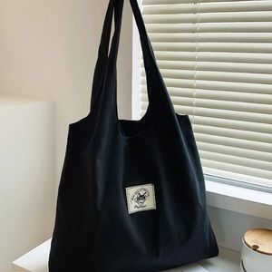 Black Canvas Bag